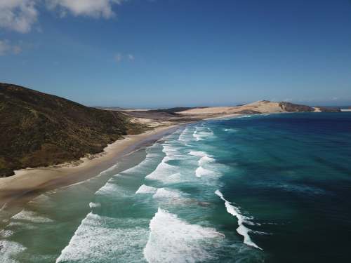 new zealand aerial photo of ocean during daytime cape reinga